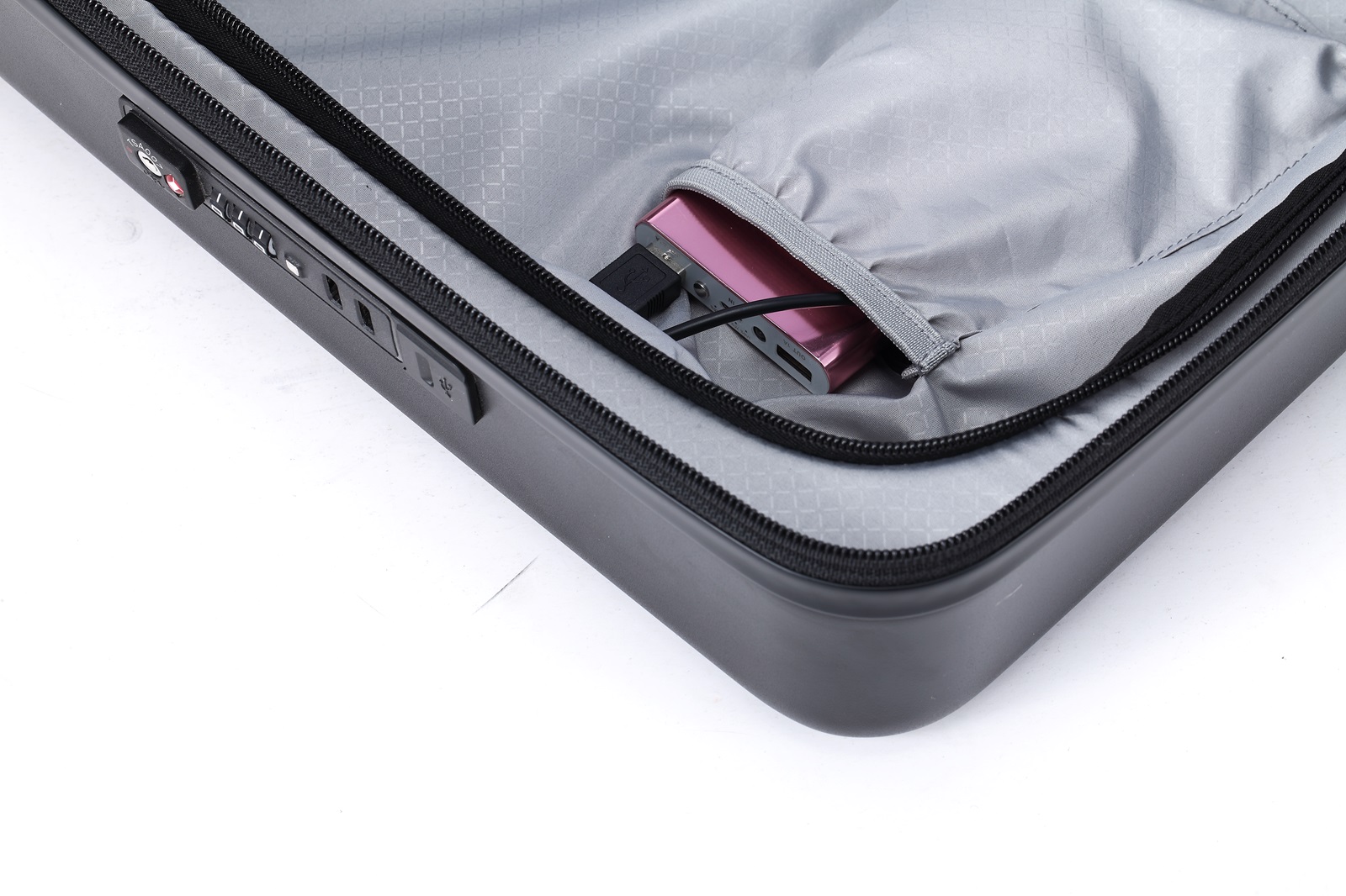 20-tommer ABS+PC hårdt etui trolley bagage siutcase silketryk forskelligt mønster