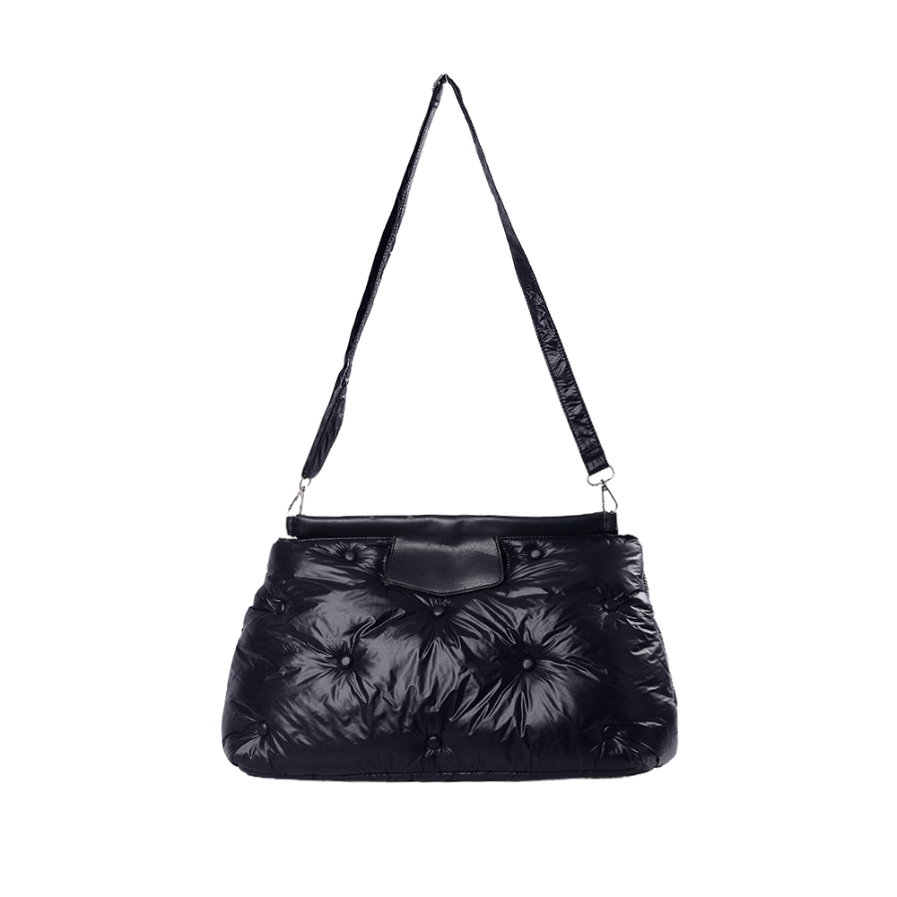 Ny stilfuld dun-crossbody-taske, blød og let med stor kapacitet
