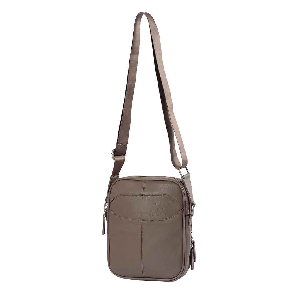 fabrik tilpasset unisex enkelt skulder cross body PU læder taske