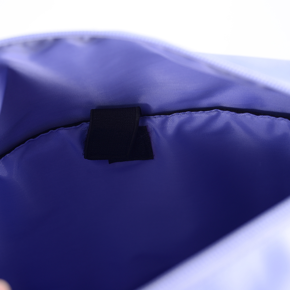 Enkelt skuldertaske i polyester med justerbar rem ydre lomme ID-lommepung