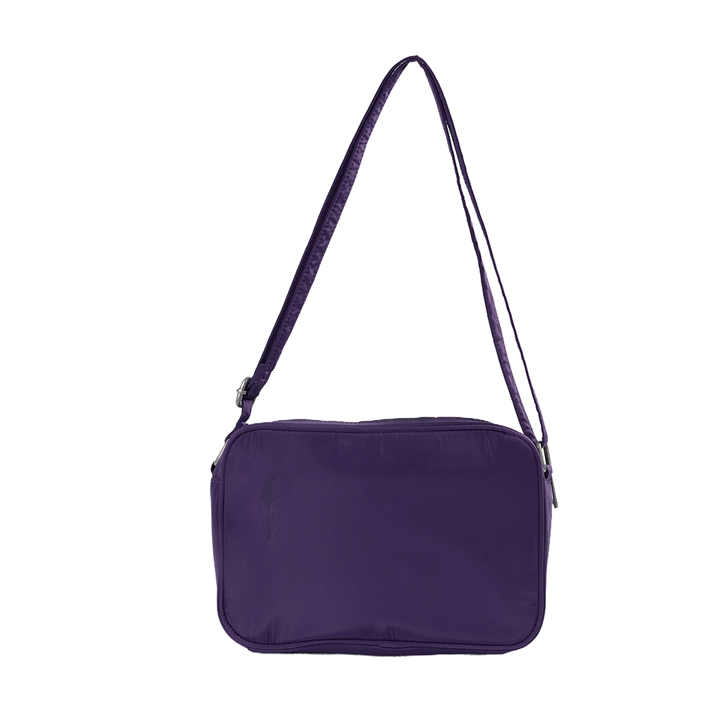 fabriks tilpasset justerbar rem unsex crossbody taske firkantet metal tilbehør dekoration