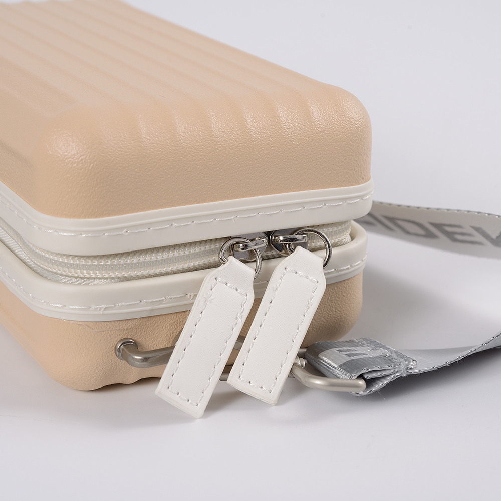 7-tommer mini-håndtaske med justerbar rem, kosmetisk etui til crossbody-taske