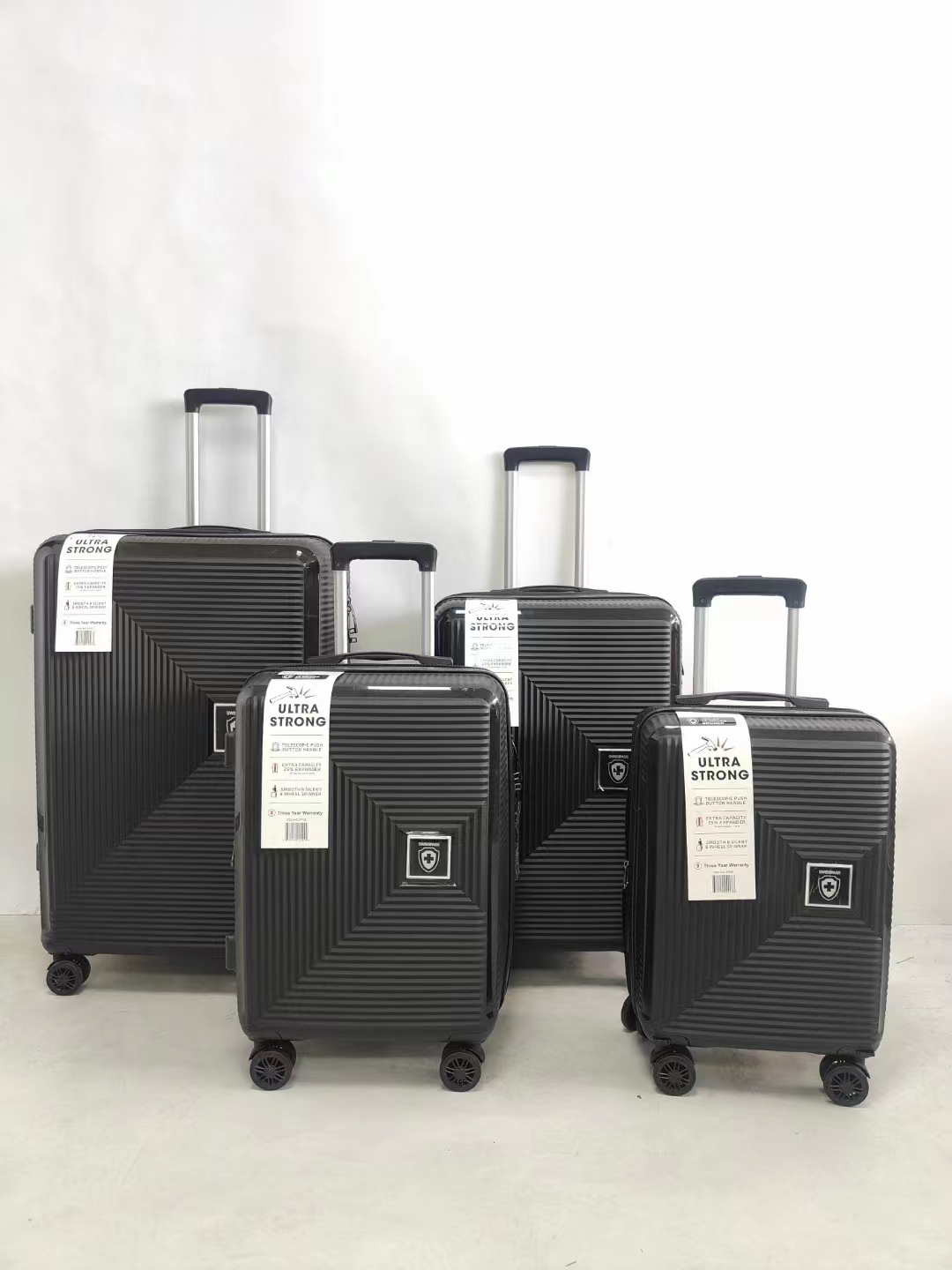 4 stk PP polypropylen trolley bagage rejse kuffert sæt producent custom