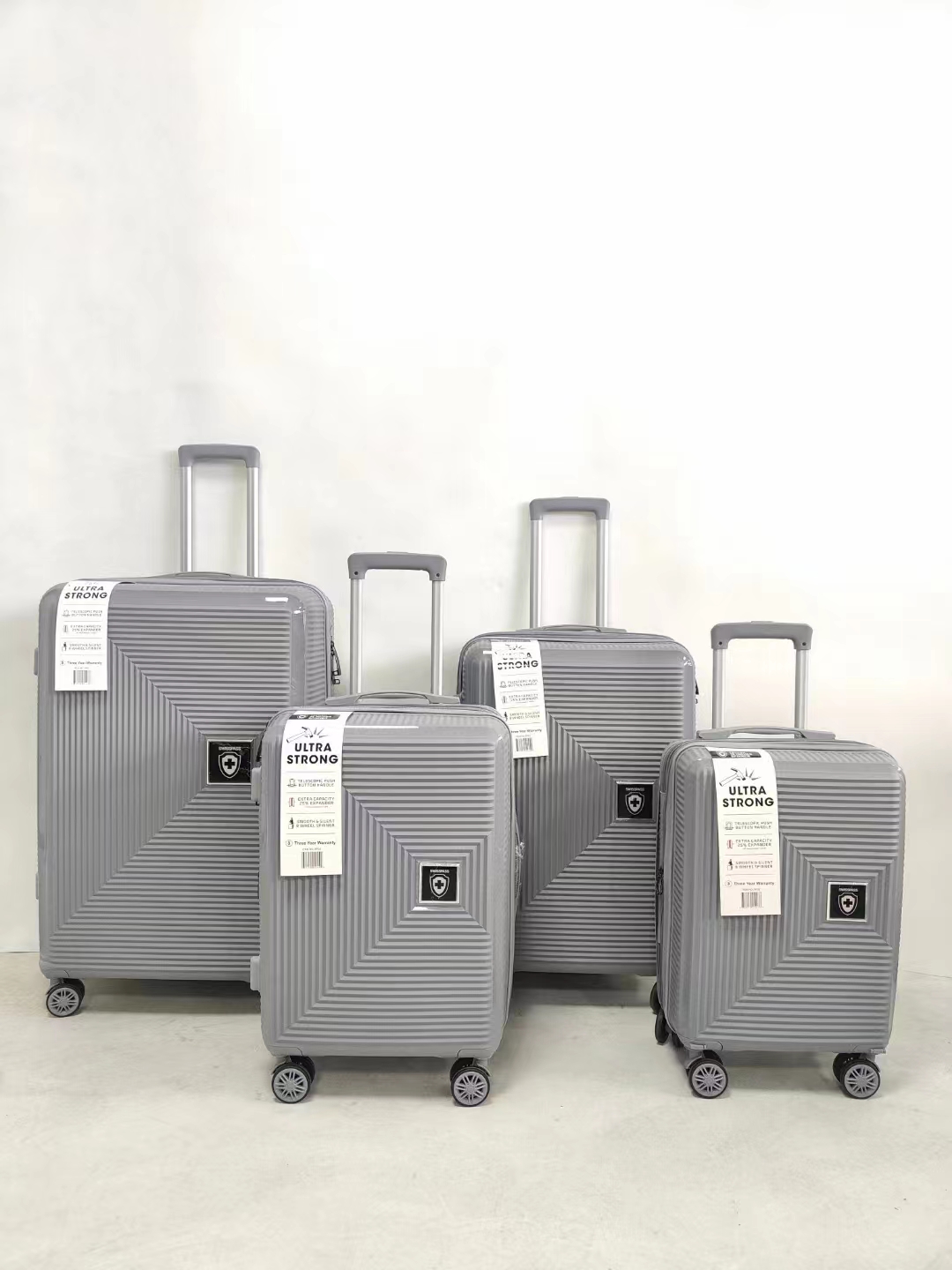 4 stk PP polypropylen trolley bagage rejse kuffert sæt producent custom