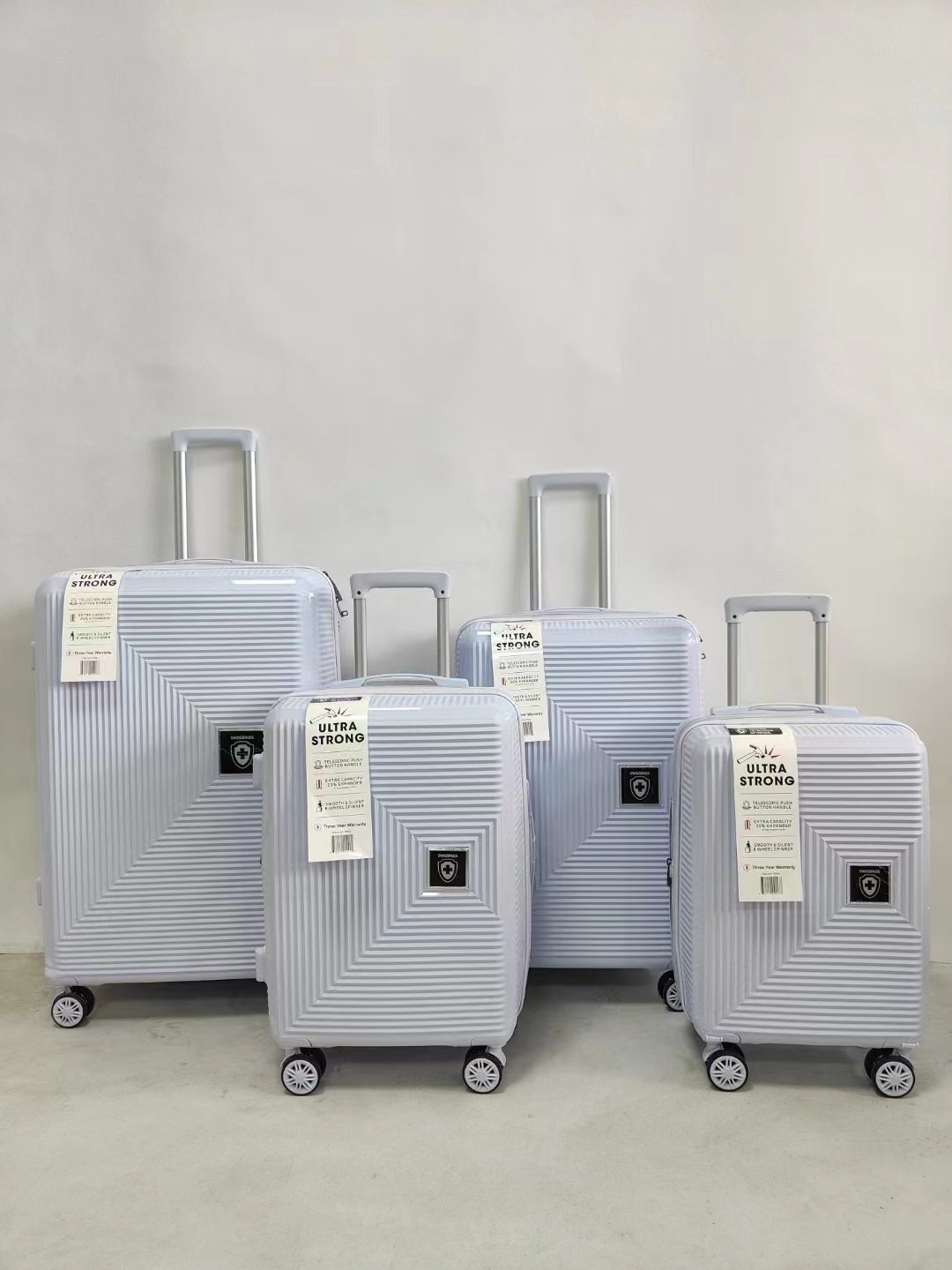 4 stk PP polypropylen trolley bagage rejse kuffert sæt producent custom