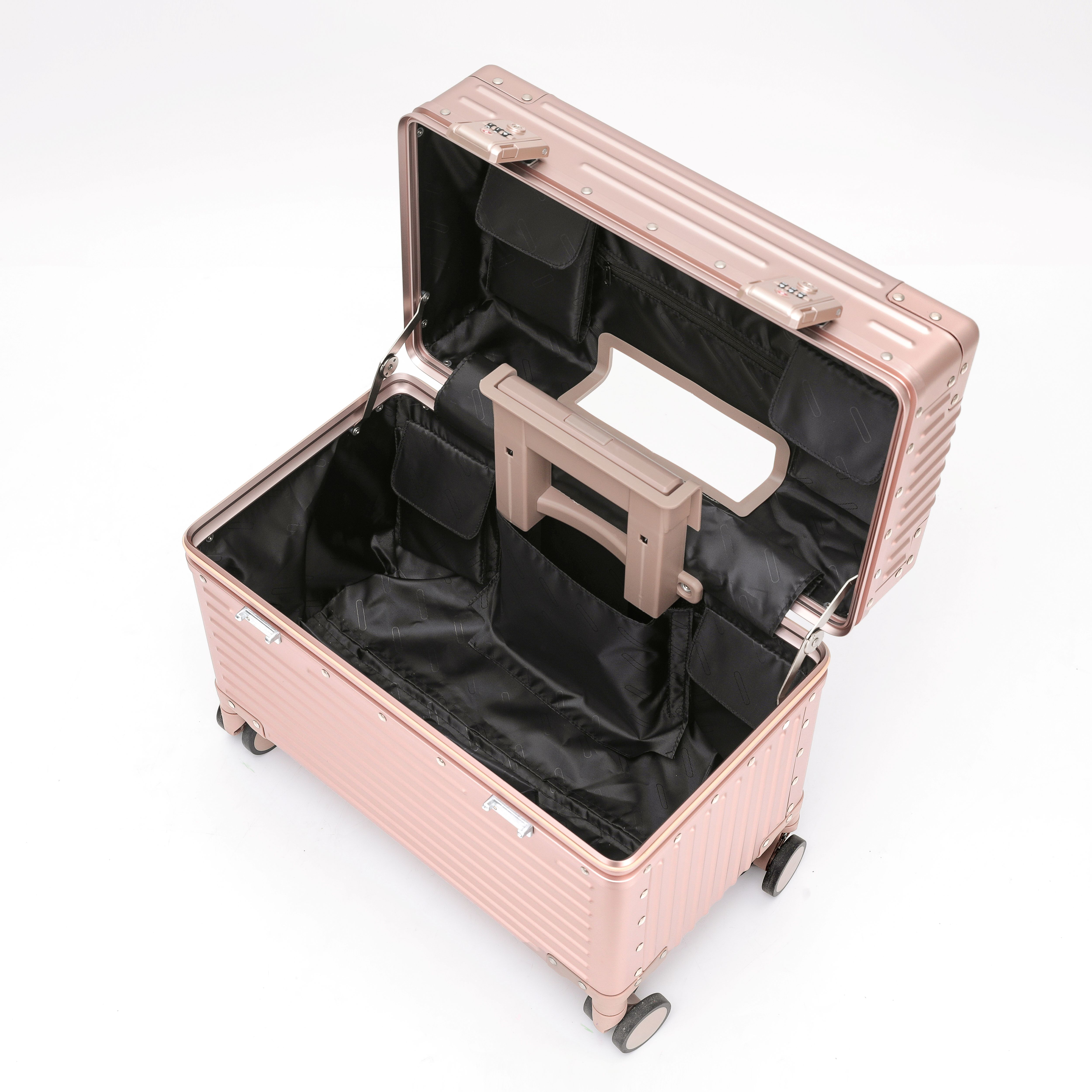 2 stk magnesium og aluminium trolley kuffert sæt