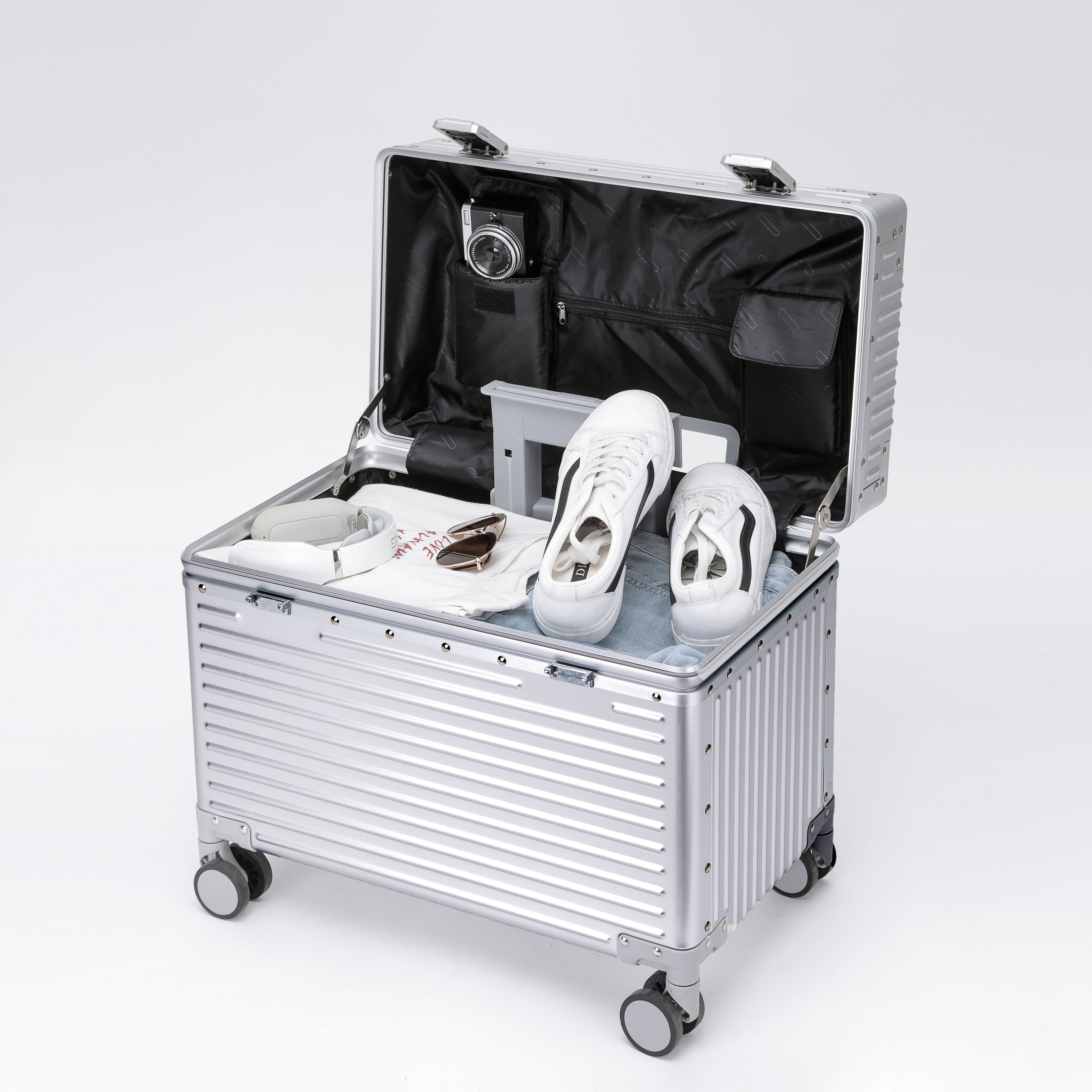 2 stk magnesium og aluminium trolley kuffert sæt